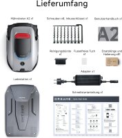 DREAME Mähroboter A2 MXXA8210, 3000 m², 360° 3D-LiDAR, KI-Vision, Dual Fusion Mapping, OmniSense 2.0, EdgeMaster Schneidsystem, ohne Begrenzungskabel