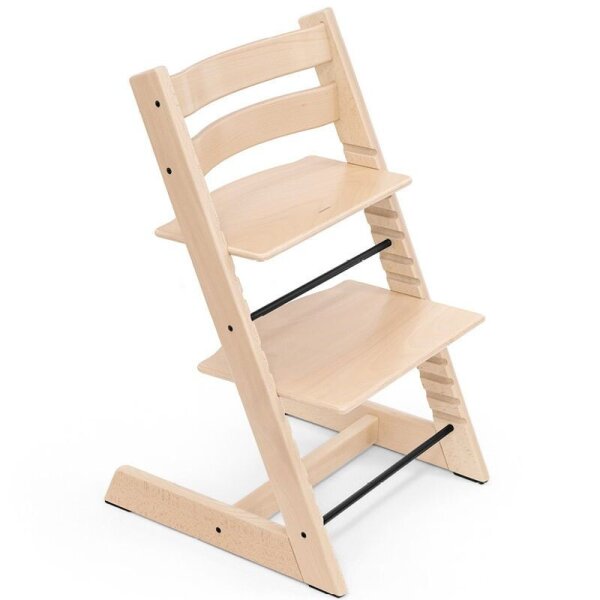 Stokke Tripp Trapp Hochstuhl aus Naturholz, mitwachsend, ergonomisch, verstellbar, langlebig