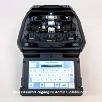 Fujikura 90S+ Spleißgerät gebraucht ohne Admin-Passwort, inklusive CT50 Zubehör