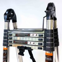 3.8 m Teleskopleiter ausziehbar 1.9 m + 1.9 m,...