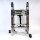 3.8 m telescopic ladder, extendable 1.9 m + 1.9 m, folding ladder, 150 kg load capacity, multi-purpose ladder for house, attic, garden, with scratches