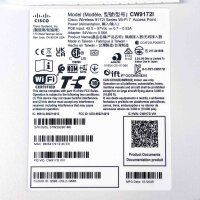 Cisco CW9172I-RTG WLAN-Access-Point, 3 Radio, 3 Band 2x2, hohe Leistung, sichere Verbindung, einfache Installation