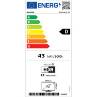 MEDION X8502504 50" QLED Smart TV with Dolby Vision, HDR, DTS:X, Dolby Atmos and PVR function