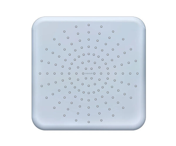 VIGOUR V12KB2525E Shower head V1 250x250 mm, square, chrome-plated, rim design