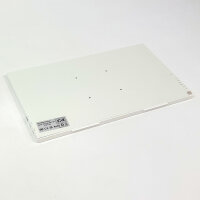 Portable 15.6 inch monitor, white, versatile input voltage 5V-12V, compact and mobile