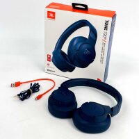 JBL Tune 720BT Bluetooth headphones, wireless, blue, foldable, with microphone, up to 44 hours battery life
