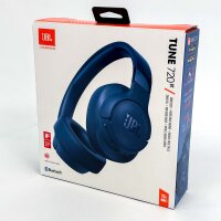 JBL Tune 720BT Bluetooth headphones, wireless, blue, foldable, with microphone, up to 44 hours battery life