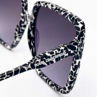 Karl Lagerfeld KL6187S 016 Womens Sunglasses, 58-17-140, black and white, fashionable and high-quality
