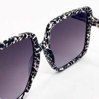 Karl Lagerfeld KL6187S 016 Womens Sunglasses, 58-17-140, black and white, fashionable and high-quality