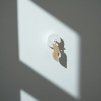 Birdie BI-M-B-2-WOOD 2nd Generation Indoor Climate Meter made of wood, precise measurement of temperature and humidity