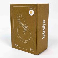 Birdie BI-M-B-2-WOOD 2nd Generation Indoor Climate Meter made of wood, precise measurement of temperature and humidity