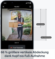 Ring Video Doorbell with Camera, Wireless, Satin Nickel, Battery Operated, HD Video, Night Vision, Two-Way Audio