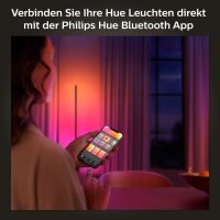 Philips Hue 929002994901 White & Color Ambiance Gradient Lightstrip Basis-Set 2m, dimmbarer LED-Streifen, 16 Mio. Farben, smarte Steuerung per App und Sprache