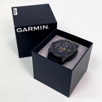 Garmin Fēnix 8 010-02905-21 Unisex Smartwatch 51mm AMOLED Sapphire GPS Schwarz-Carbongrau Titan DLC