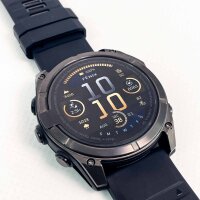 Garmin Fēnix 8 010-02905-21 Unisex Smartwatch 51mm AMOLED Sapphire GPS Schwarz-Carbongrau Titan DLC