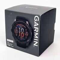 Garmin Fēnix 8 010-02905-21 Unisex Smartwatch 51mm AMOLED Sapphire GPS Schwarz-Carbongrau Titan DLC