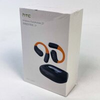 HTC NE27 Wireless Headphones in Black and Orange with a comfortable design