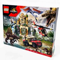 LEGO Jurassic World 76976 Hubschrauber-Einsatz mit Spinosaurier & Quetzalcoatlus, Bauset für Kinder ab 8 Jahren