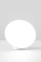 Circadian Optics desk lamp with 10,000 LUX UV-free full-spectrum LED, 3 brightness levels, large light panel, white, US plug 100-240VAC