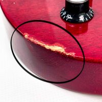 Epiphone 106021470 E-Gitarre Rot, gebraucht, 1 Saite fehlt, Gebrauchsspuren