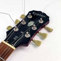 Epiphone 106021470 E-Gitarre Rot, gebraucht, 1 Saite fehlt, Gebrauchsspuren