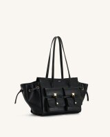 JW PEI Linda vegan leather tote bag, black, 45x22x13 cm,...