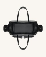 JW PEI Linda vegan leather tote bag, black, 45x22x13 cm, stylish and sustainable