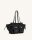 JW PEI Linda vegan leather tote bag, black, 45x22x13 cm, stylish and sustainable