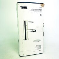 TRES Study Exclusive Bidet Faucet Chrome Model 26212001D, high-quality bidet faucet in chrome look