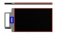IFX-30-LCD-F Mobile Car Wheel Load Scale, 3,000 kg capacity, LCD display, portable