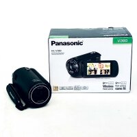 Panasonic HC-V380EG-K Full HD Camcorder, schwarz, kompakt, 50x optischer Zoom, Bildstabilisator, 3-Zoll LCD-Bildschirm