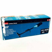 Makita DCL180ZB cordless vacuum cleaner, without battery, lightweight and handy, ideal for quick cleaning.