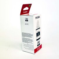 Canon GI-490 BK Nachfülltinte Schwarz, kompatibel mit Druckern, hohe Reichweite, einfache Anwendung