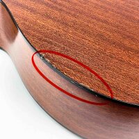 Takamine KC70 Elektro-Gitarre gebraucht, leichte Kratzer, signiert von Kenny Chesney, mit Vorverstärker, braunes Holz