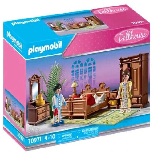 Playmobil 70971 Bedroom Dollhouse Accessory Set with Furniture and Decoration