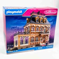 Playmobil 70890 Nostalgic Large Dollhouse with Furniture...