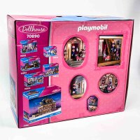 Playmobil 70890 Nostalgisches Großes Puppenhaus mit Möbeln und Zubehör, detailreiches Dollhouse für Kinder