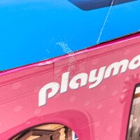 Playmobil 70890 Nostalgisches Großes Puppenhaus mit Möbeln und Zubehör, detailreiches Dollhouse für Kinder