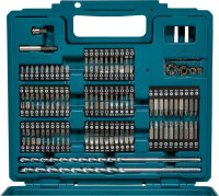 Makita E-11689 256-piece drill and bit set with versatile attachments for various applications
