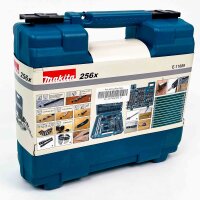Makita E-11689 256-piece drill and bit set with versatile attachments for various applications