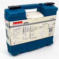 Makita E-11689 256-piece drill and bit set with versatile attachments for various applications