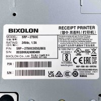 Bixolon SRP-275IIIC receipt printer, 24V DC, 1.5A, black, compact and reliable