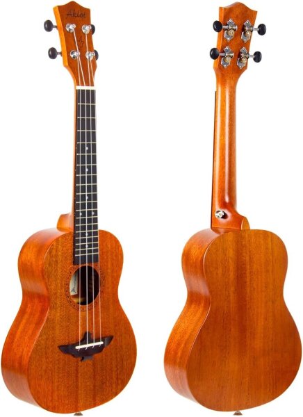 AKLOT AKT26, 26-inch tenor ukulele, with built-in EQ, solid wood top, including bag and accessories