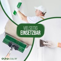 Art Color Professional Spatula Set in Case, 5 Spatulas (190–800 mm), Replacement Blades, 2 Hand Spatulas, Aluminum Telescopic Pole, Handle Holder