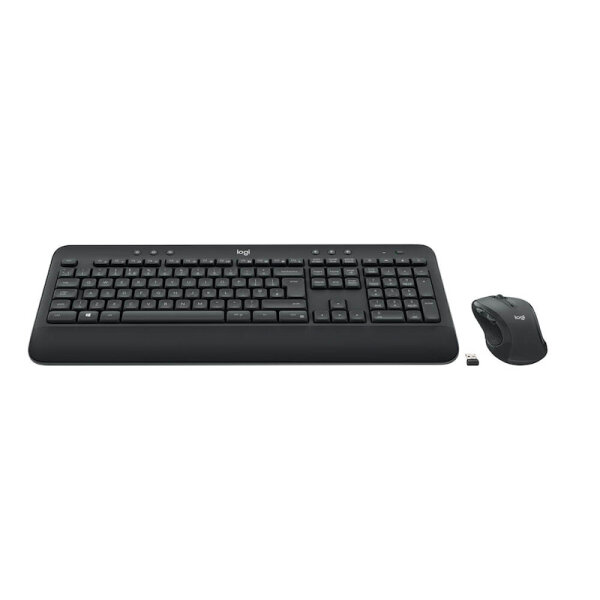 Logitech MK545 Advanced Keyboard and Mouse Set, QWERTZ DE, Black, Wireless, Ergonomic
