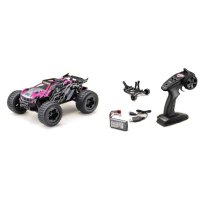 Absima 16020 1:16 4WD RTR Monster Truck Truggy, Elektro, bis 36 km/h, MINI AMT, Pink/Grau