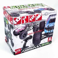 Absima 16020 1:16 4WD RTR Monster Truck Truggy, Elektro, bis 36 km/h, MINI AMT, Pink/Grau