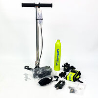 QDWETS Mini Diving Cylinder 0.5L, refillable, 5-10 min...