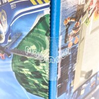 Playmobil 70569 City Action Polizeihubschrauber mit Fallschirmjagd-Spielset, detailreich und actionreich