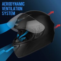 Favoto ST-22 Motorcycle Helmet Size M (57-58cm), Full...